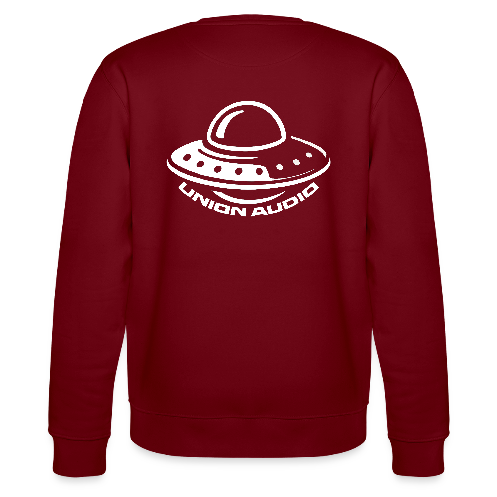 UFO Unisex Organic Sweatshirt - burgundy