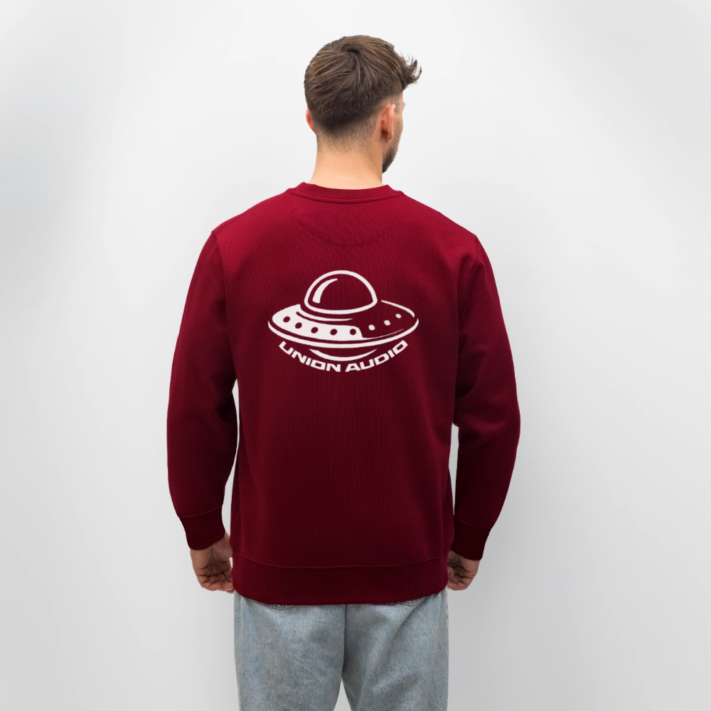 UFO Unisex Organic Sweatshirt - burgundy