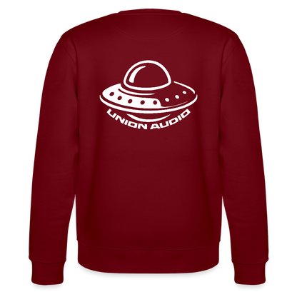 UFO Unisex Organic Sweatshirt - burgundy