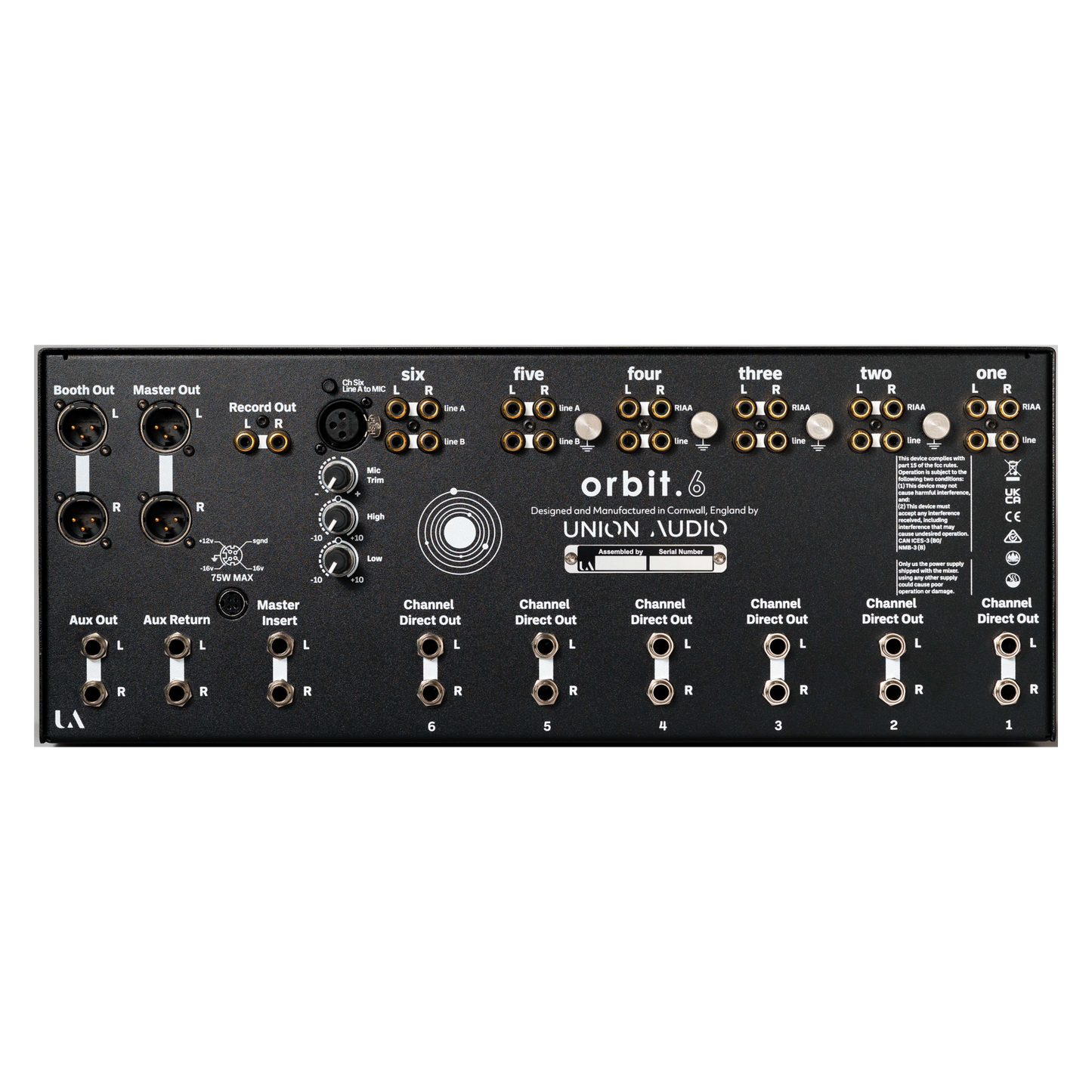 orbit.6 10th Anniversary Gold Limited Edition Union Audio Limited